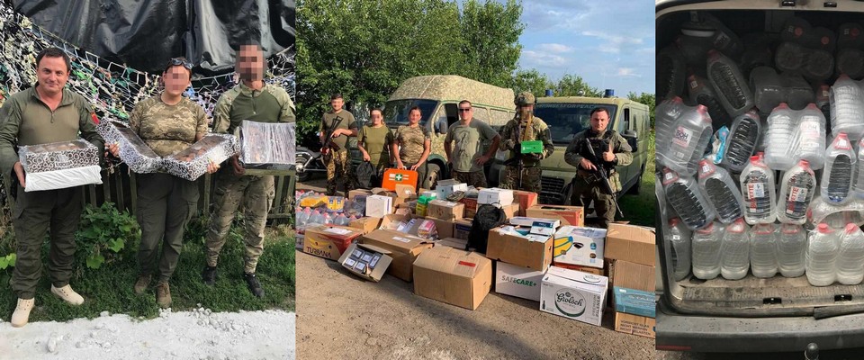 Медицина та продукти на передову для «металургів», кам'янчан та ЗСУ від профспілки «Металургів»