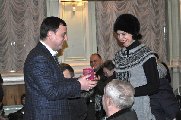 ППО «Металлургов». Собрание актива профсоюза. Нагорный Олег и Демиденко Кира